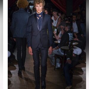 John Varvatos Navy Blue Tuxedo